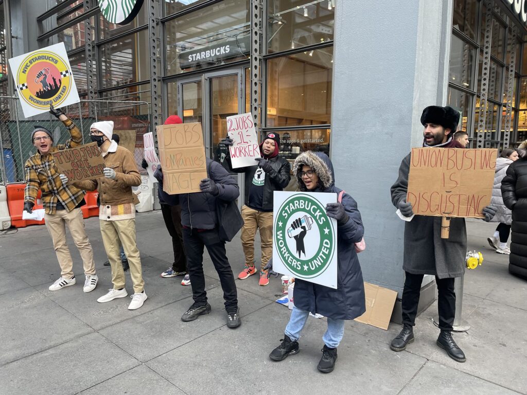 Starbucks Workers Strike 3